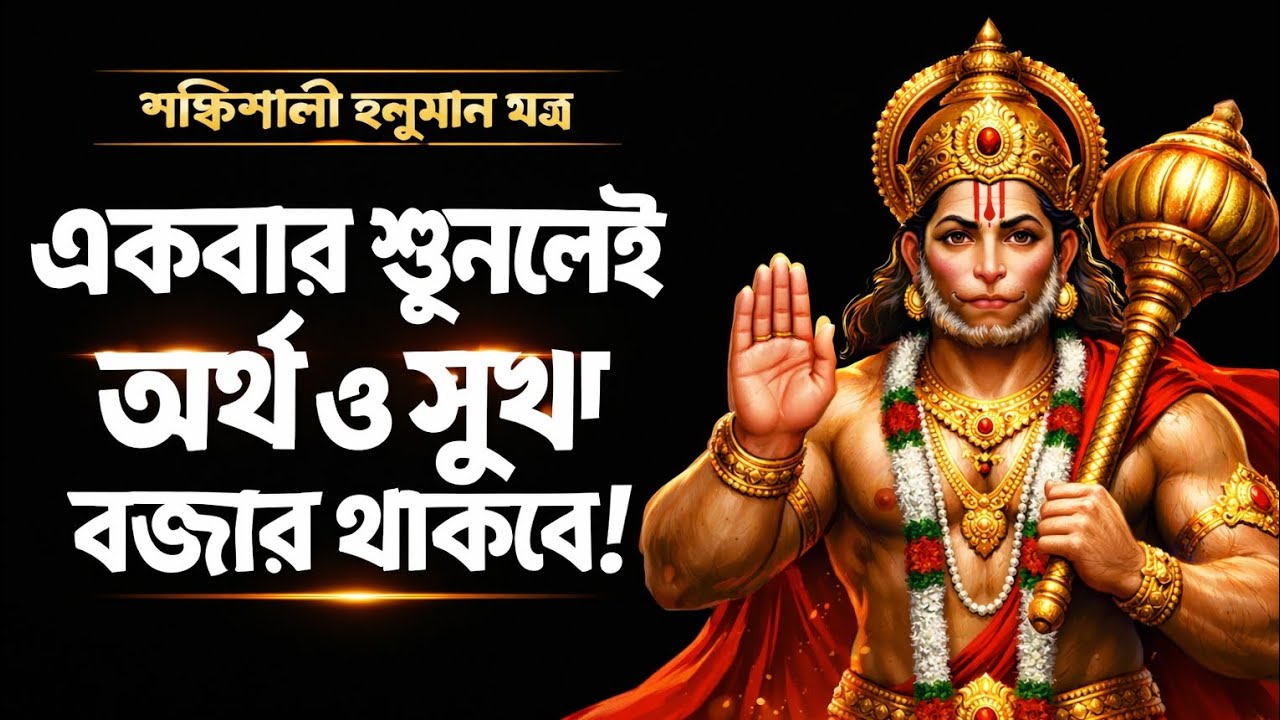 ৭ দিন শুনুন — বদলে যাবে ভাগ্য | Hanuman Mantra#@Positivewithbidisha #hanumanmantra 