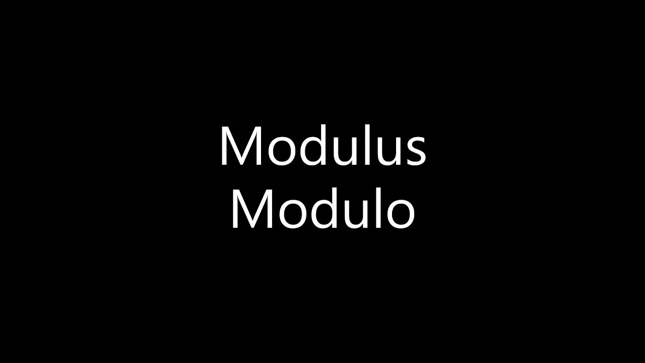 Arduino - Modulus/Modulo