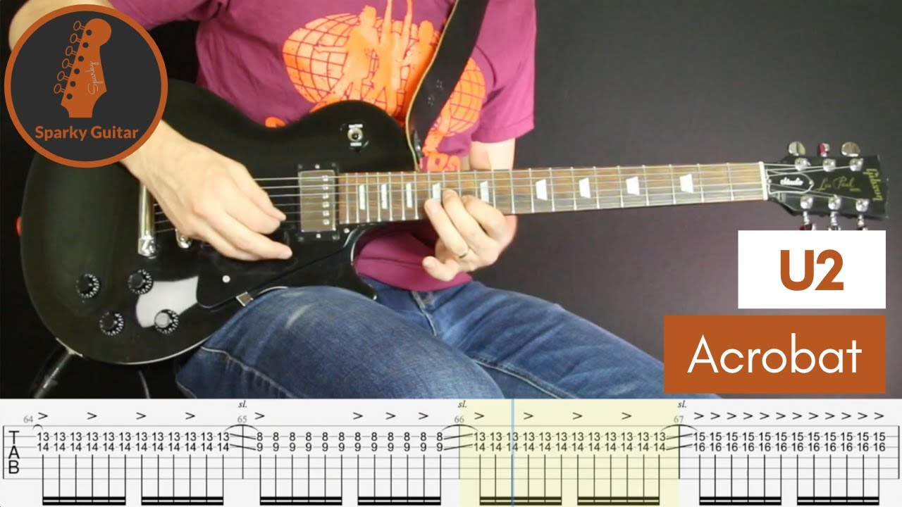 Acrobat - U2 (Guitar Cover #87 with Tabs)