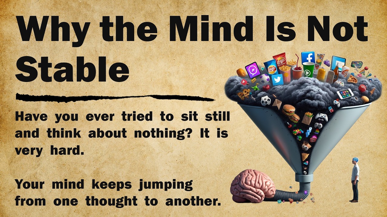Why the Mind Is Not Stable || Motivational English Story 📖|| Graded Reader 🎧📚