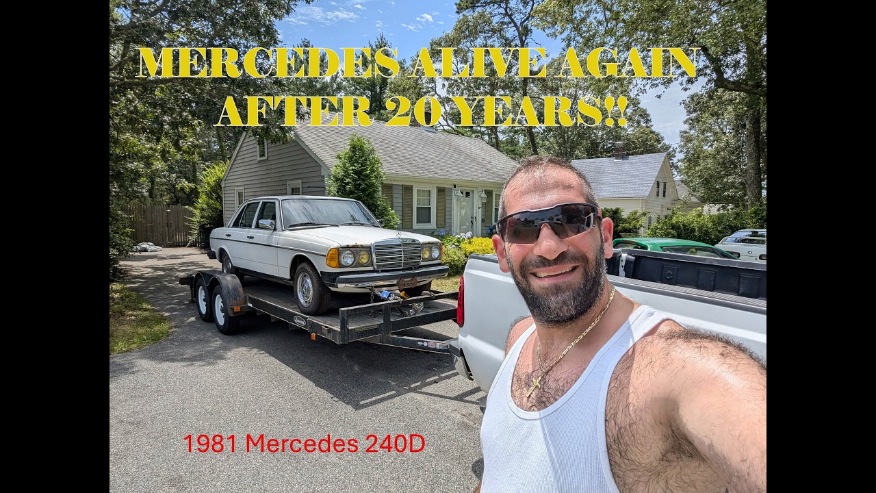 Ep.3 I paid ONLY $300 for a 1981 Mercedes Benz 240D W123!! Alive again after 20 years!!