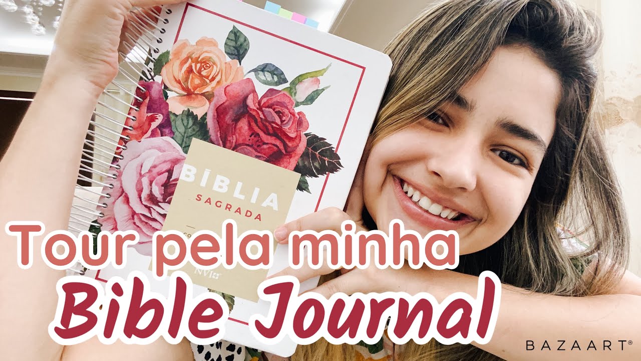 TOUR PELA MINHA BIBLE JOURNAL | leitura, anotações e desenhos a mão livre ✨