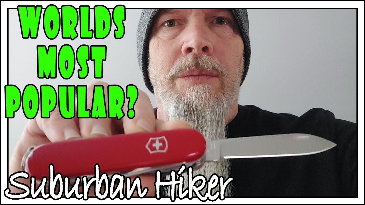 Most Popular Knife In The WORLD? Swiss Army Knife! The Huntsman. #suburbanhiker #survival #outdoors
