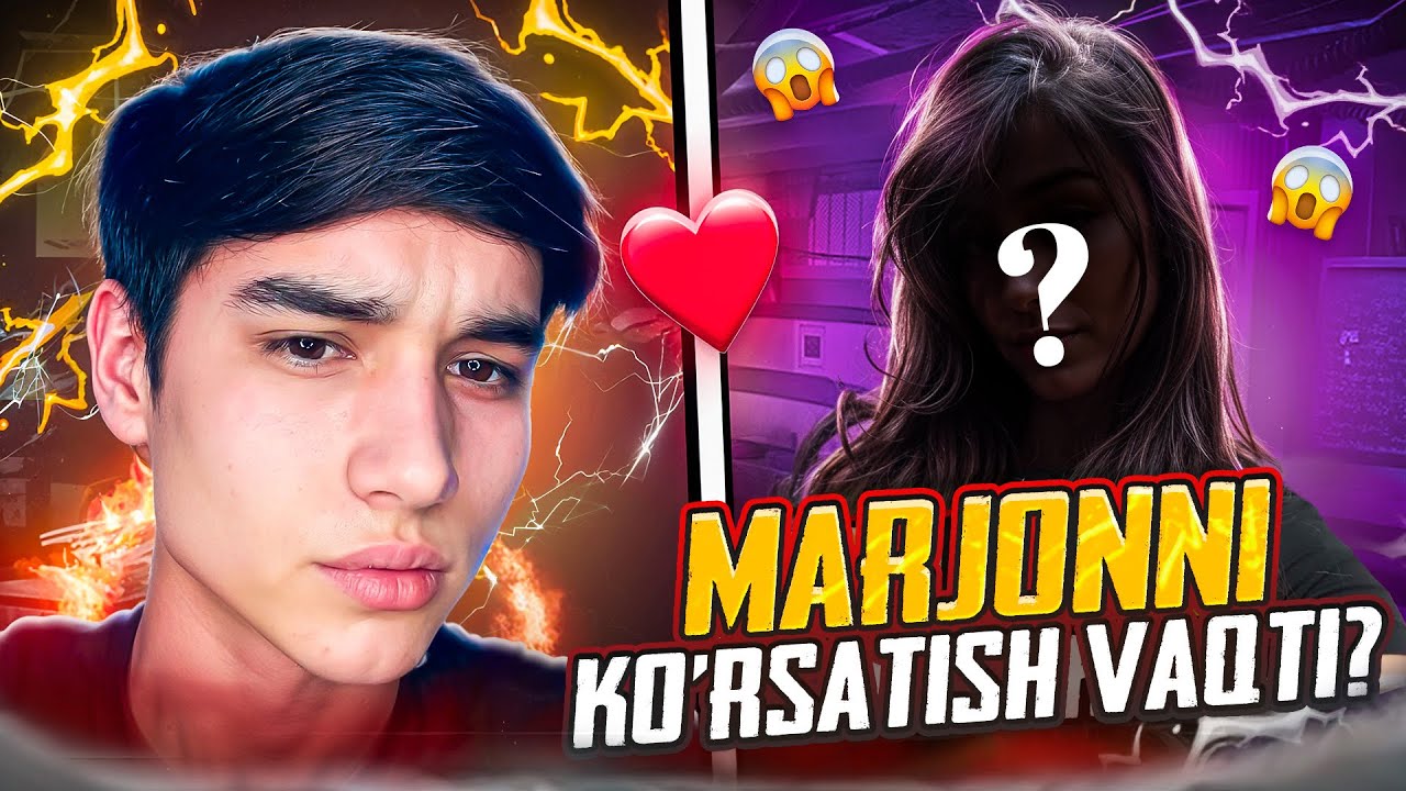 MARJON BILAN BILA VIDEO OLDI😍MARJONI RASMNI KO'RSITAMIZ🤭KUTGANMIDILAR🤔