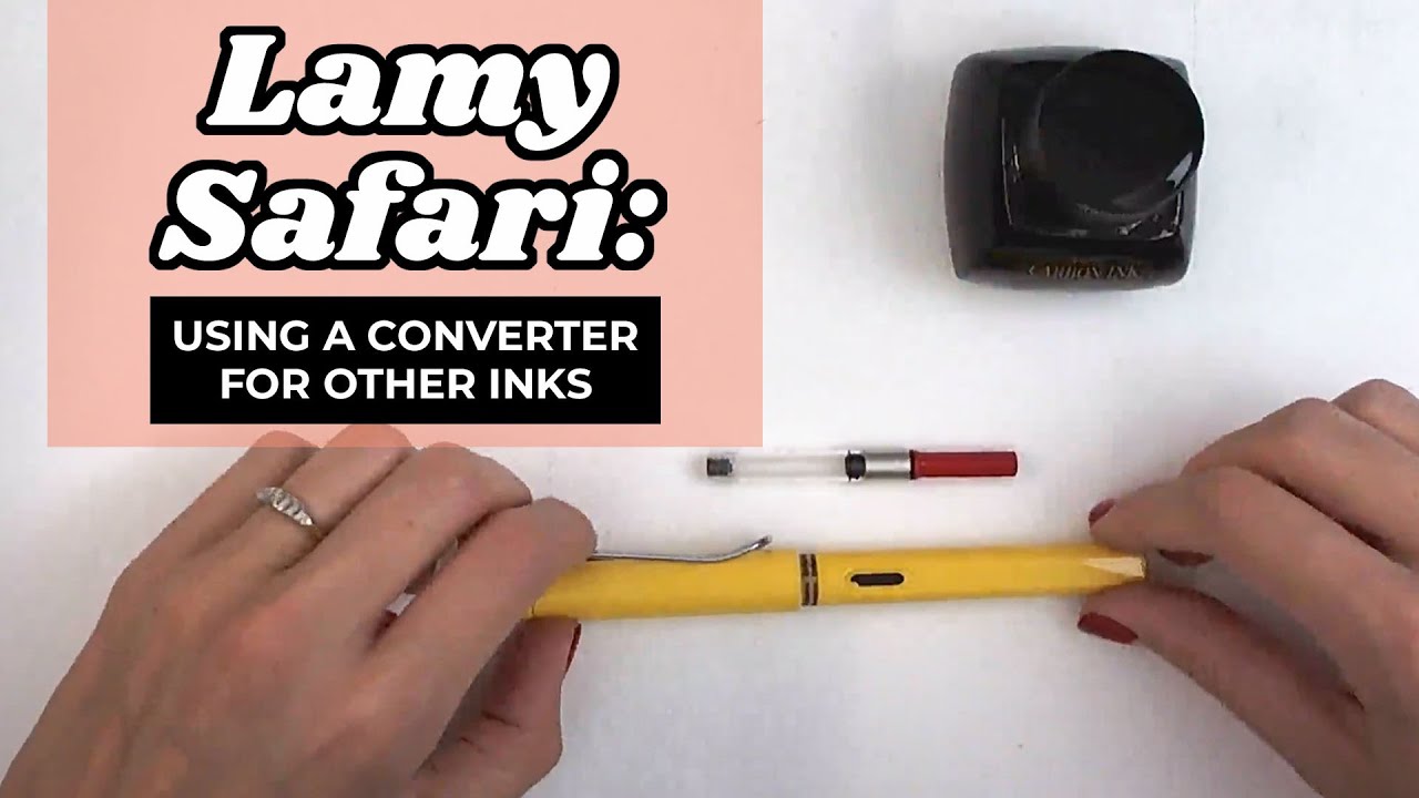 Как использовать Lamy Converter с другими чернилами | Lamy Safari Pen