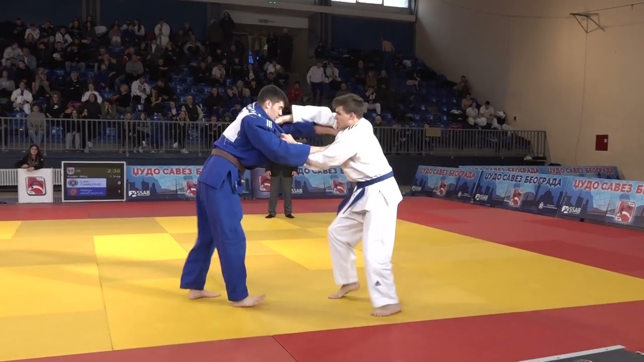 Luka Ćamilović PBG Mateja Miočinović ŽAN 0:1 -90kg #PrvenstvoBeogradaKadeti2026