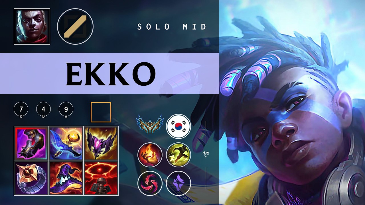 Ekko Mid vs Irelia - KR Challenger Patch 26.03