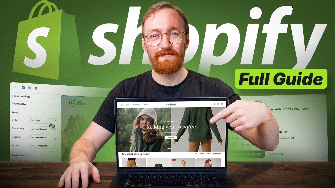 Полное руководство по Shopify для начинающих