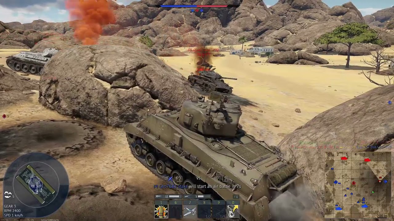 War Thunder: USA (Battle 2)
