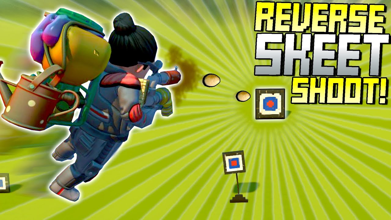 Skeet Shooting, But WE Get Launched Through The Air! - Scrap Mechanic Multiplayer Monday