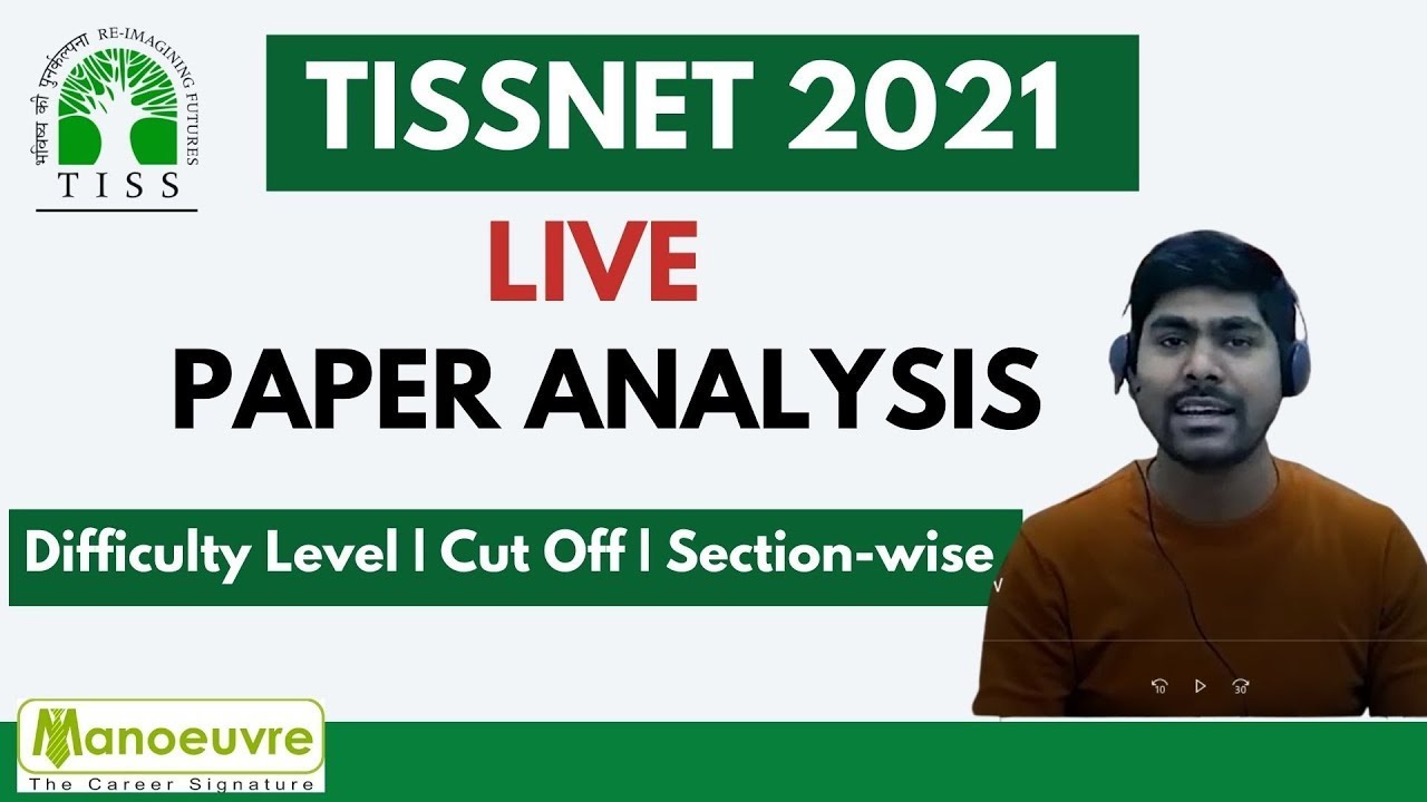 TISSNET 2021 - Live Paper Analysis | Difficulty Level | Cut off | Section-wise Analysis | New Ques.
