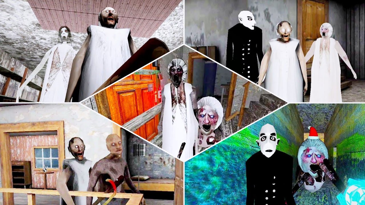 Granny Latest All Remakes Full Gameplay - Granny Recaptured, Granny Revamp, Granny Resurgence &+
