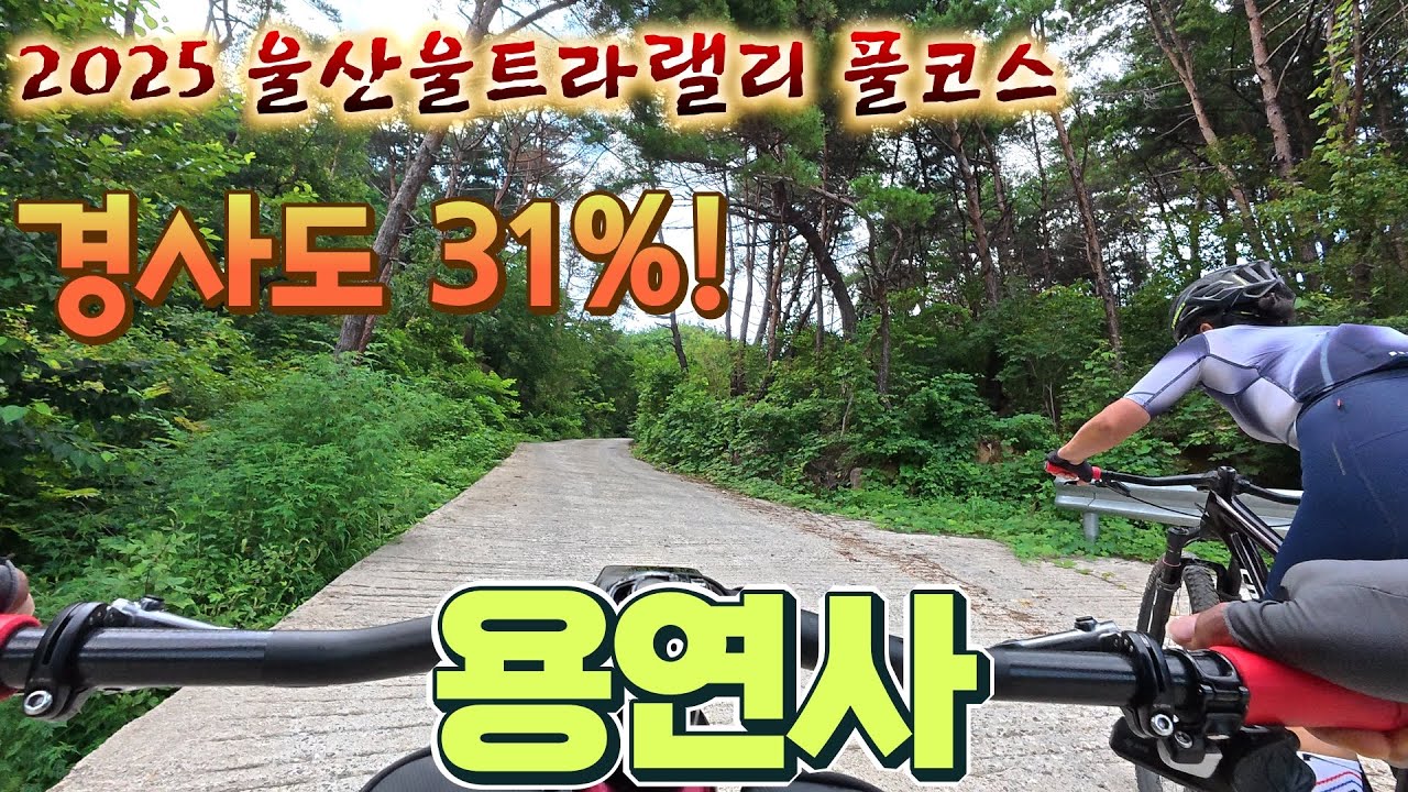 2025 울산울트라랠리 풀코스 후반부 답사/ 천곡교, 천마산,상아산, 용연사, 척과저수지 16km 1부/2025.8.15.