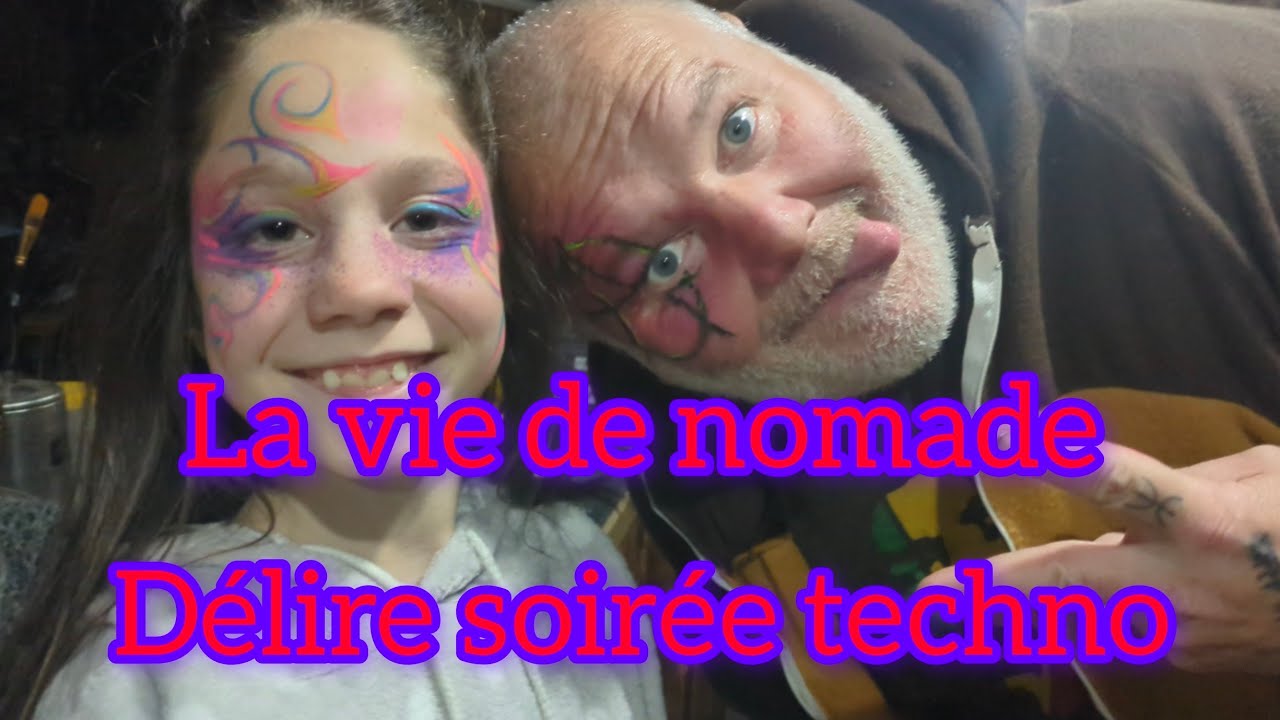 Soirée techno avec le gaulois et sa famille nomade 🤪❤️
