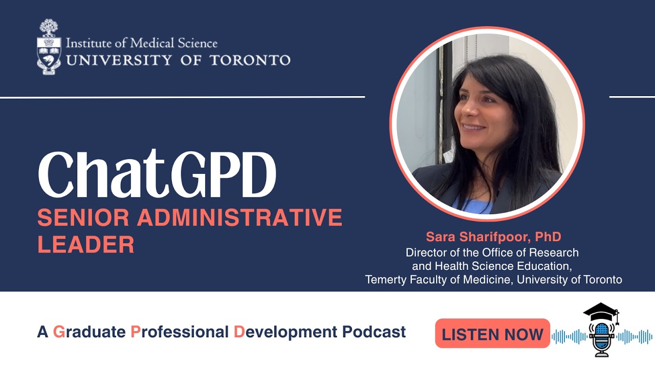 ChatGPD Ep. 12: Senior Administrative Leader - Being an Enabler of Science & Education