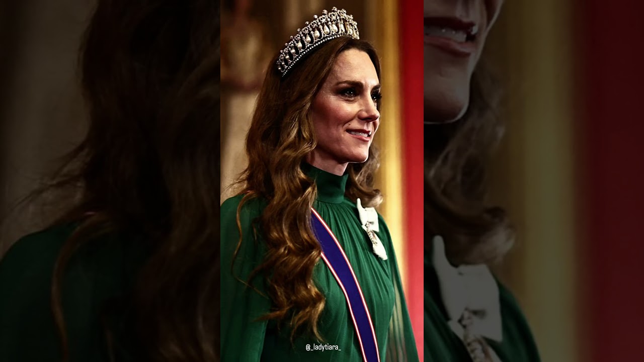 Catherine, The Princess of Wales at State Banquet #catherineprincessofwales #edit #royalfamily
