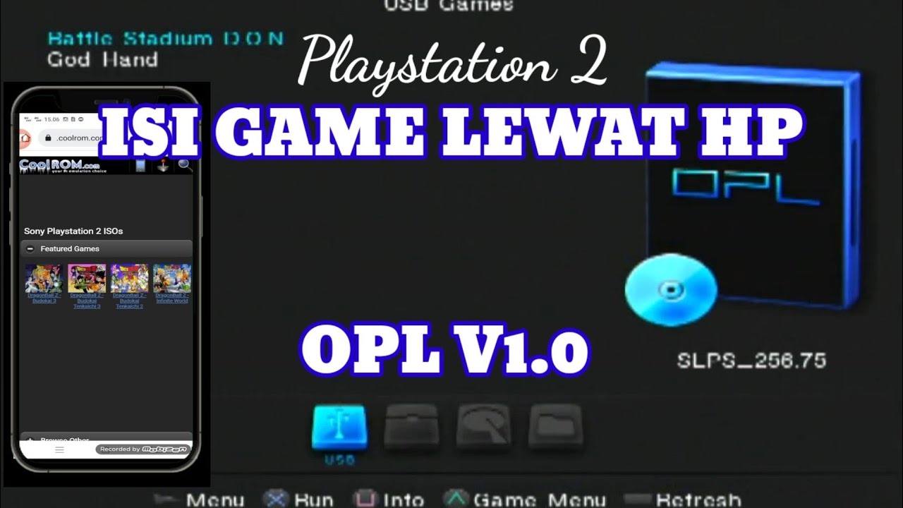 [TUTOR] Isi Game PS2 Lewat Hp Android OPL V1.0 dan OPL V1.2Beta