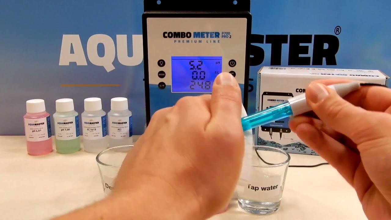 Aqua master tools P700 Pro 2 pH EC meter pH Calibration