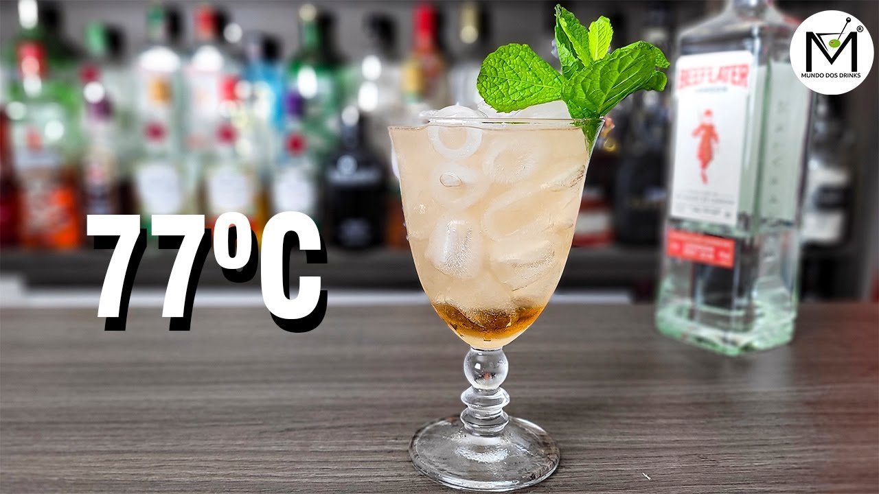 COMO FAZER UM DRINK COM GIN E FRAMBOESA - 77cº!🍹🍹