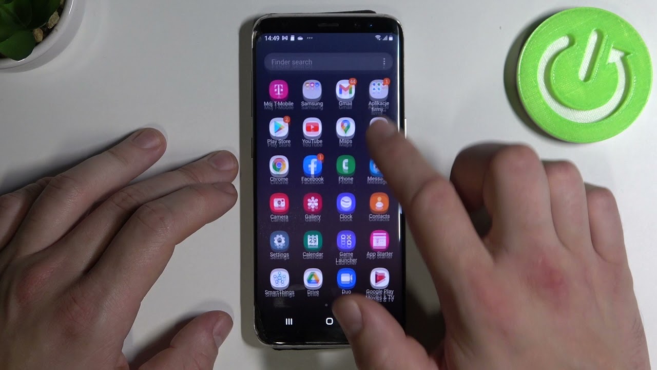 How to Remove & Restore Messages Icon from SAMSUNG Galaxy S8 Home Screen &ndash; Hide Icons