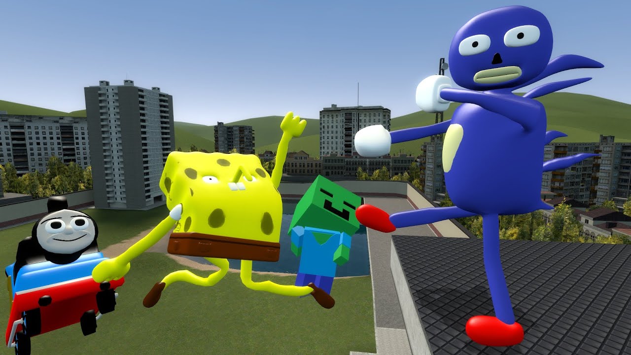 SPARTAN KICKING TORTURE ALL NEW 3D SANIC CLONES MEMES in Garry's Mod!