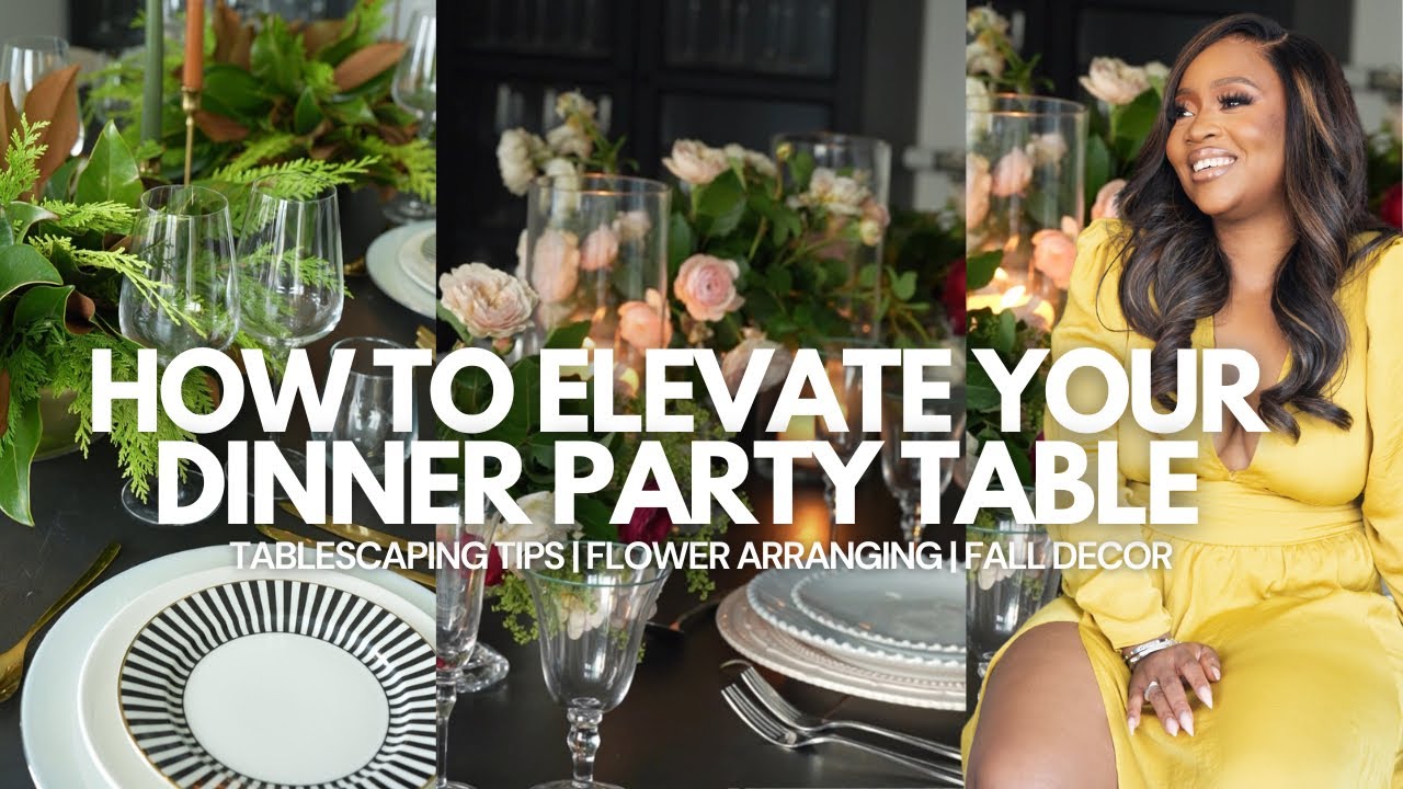 Step into Your Hosting Era: Create Beautiful Tables for Dinner Parties with Flower Arranging Tips