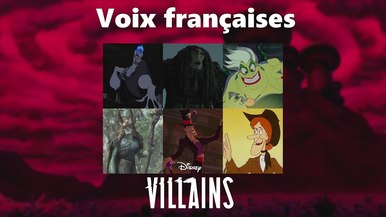 Les Voix françaises des Méchants Disney partie II
