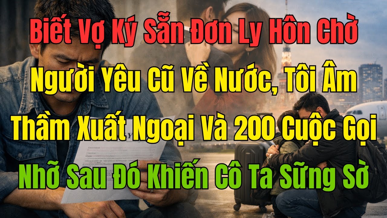 Biết Vợ Ký Sẵn Đơn Ly Hôn Chờ Người Yêu Cũ Về Nước - Một Lá Thư Chia Ly Đẫm Nước Mắt