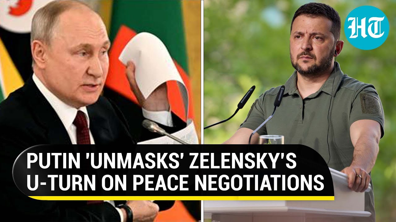 Putin Shows Proof of 'Draft Treaty' to End War; ‘Ukraine Reneged On Peace Deal’ | Details