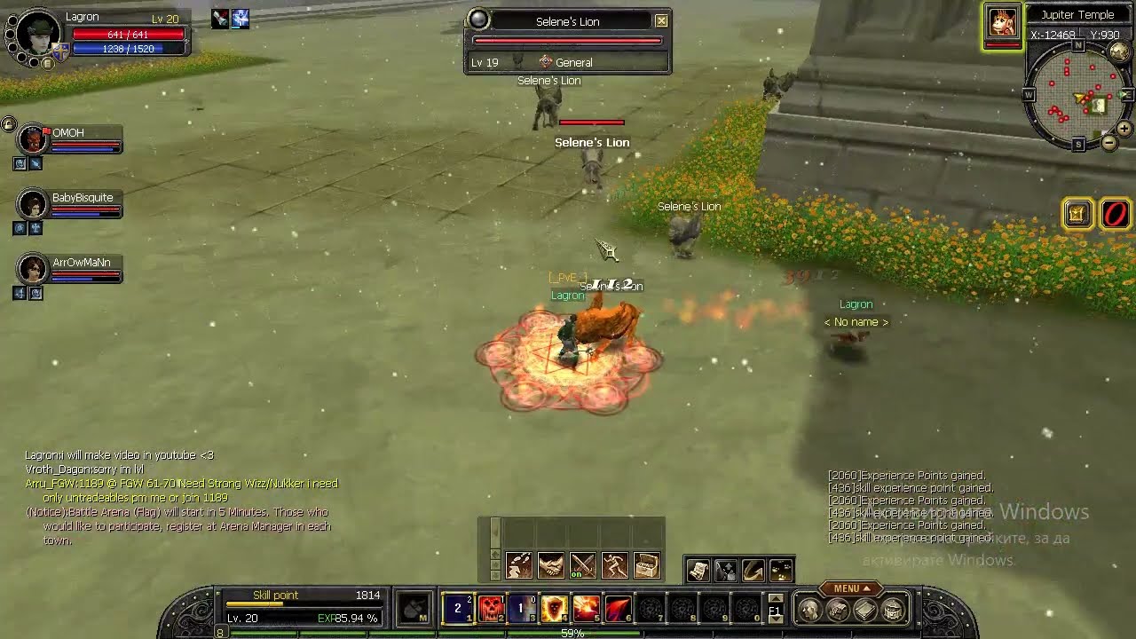 Silkroad - Origin Online - PvE - Warlock/Cleric - alone grinding - part 3