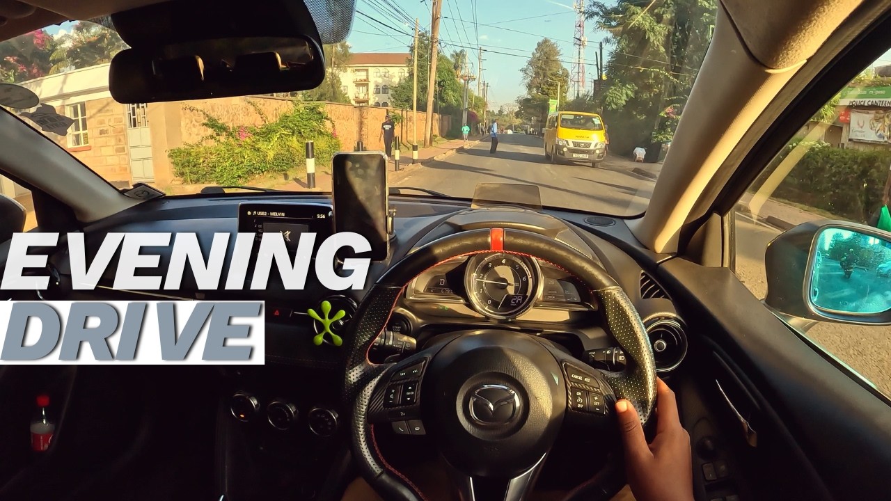 POV Evening Drive in Nairobi Traffic.