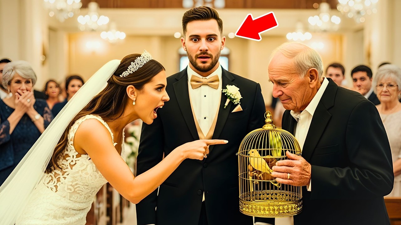 LA NOVIA HUMILLÓ AL PADRE DEL NOVIO EN LA BODA… PERO CUANDO EL NOVIO HABLÓ, TODO QUEDÓ EN SILENCIO