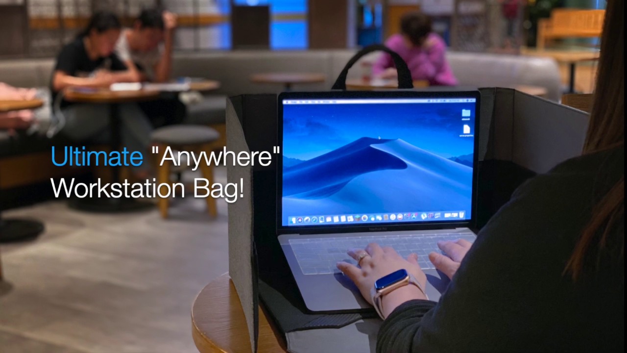 BrandCharger Specter Workspace - The ultimate 'Anywhere' Workstation Bag!