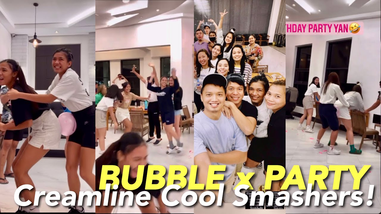 PARTY YARN?! Putukan sa Bubble! CREAMLINE COOL SMASHERS! 💖😂