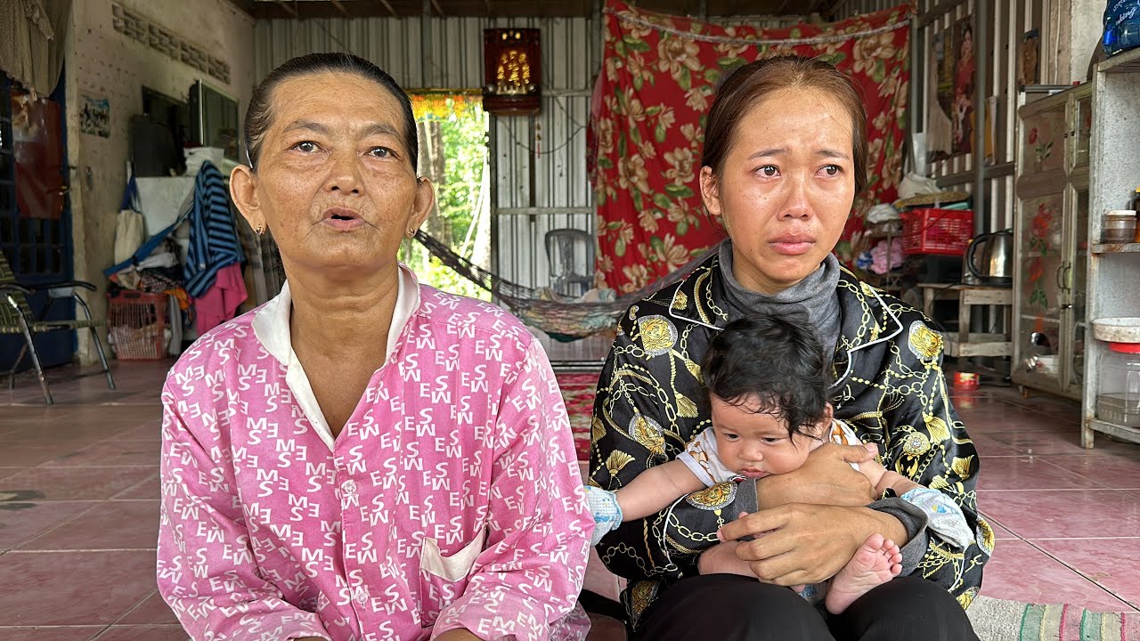 #1378 អាណិតប្អូនស្រី វតី គ្រួសារក្រ សុំដីគេនៅ ឈប់រៀន ជួយគ្រួសារ Life of the Cambodian countryside