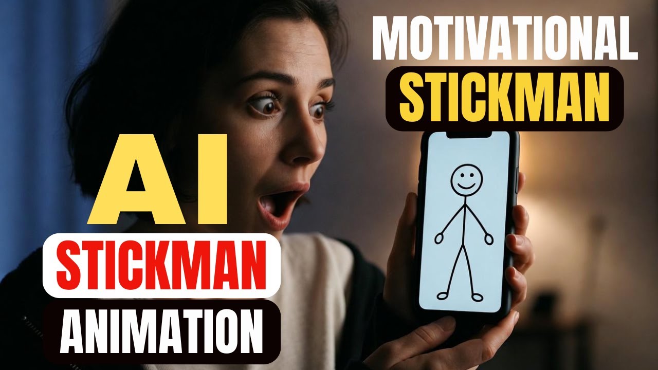 How I Created Motivational Stickman Animations with AI for Social Media