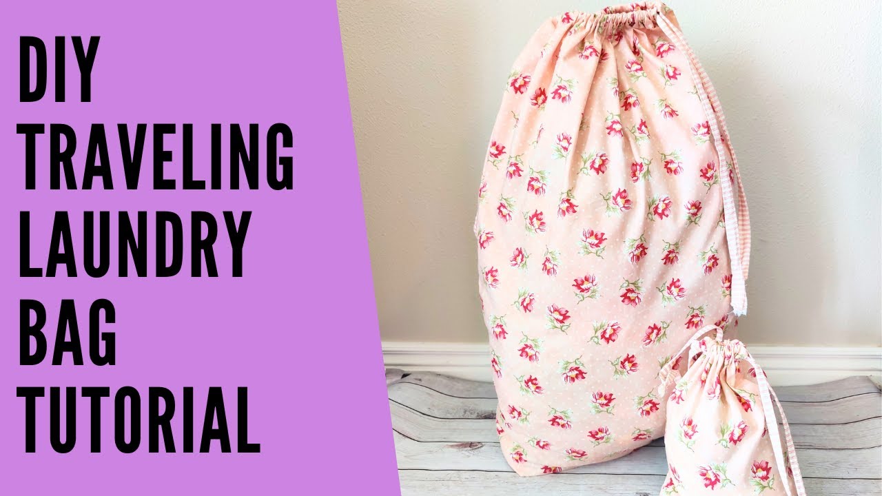Sew a Travel Laundry Bag | Easy DIY Sewing Tutorial for Beginners