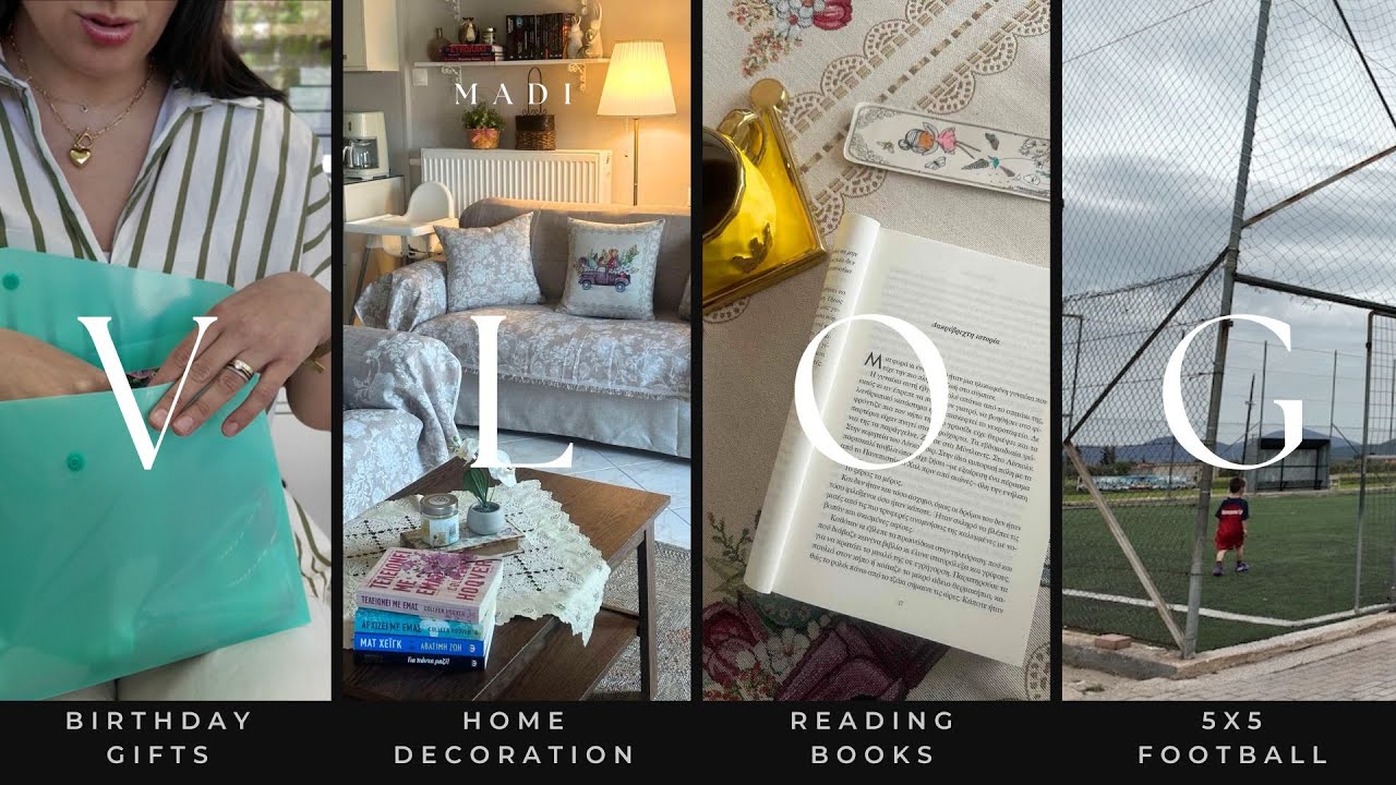 Διακόσμηση Σαλονιού - Homeware Madi Haul - Φτιάχνω Δώρα Γενεθλίων - Σχολιασμός Βιβλίων που Διαβασα