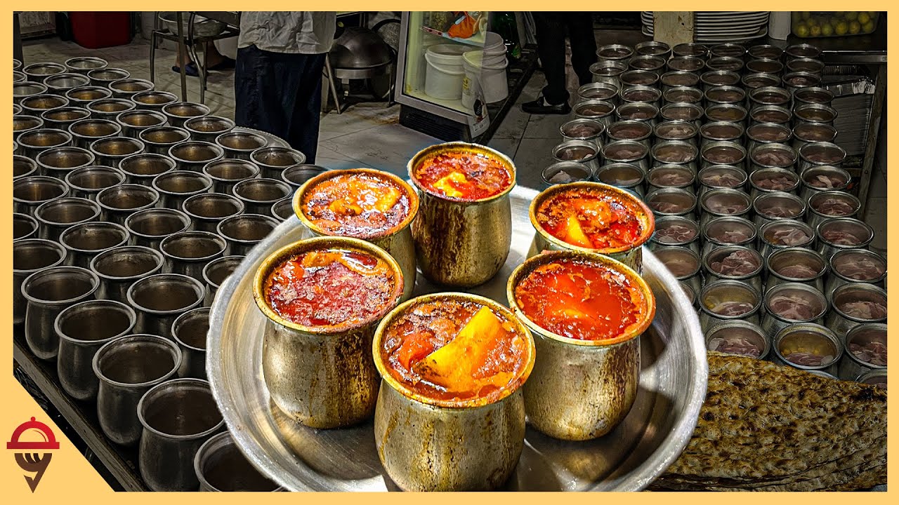 A Taste of Tehran: The Authentic ABGOOSHT Experience | Tehran Best FOOD Bazaar!