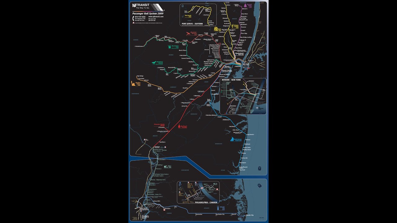 My NJ Transit route for Trainz
