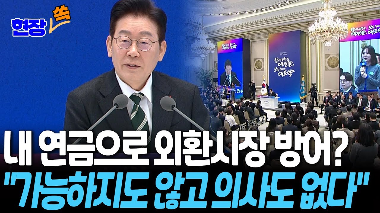 내 연금으로 외환시장 방어?…