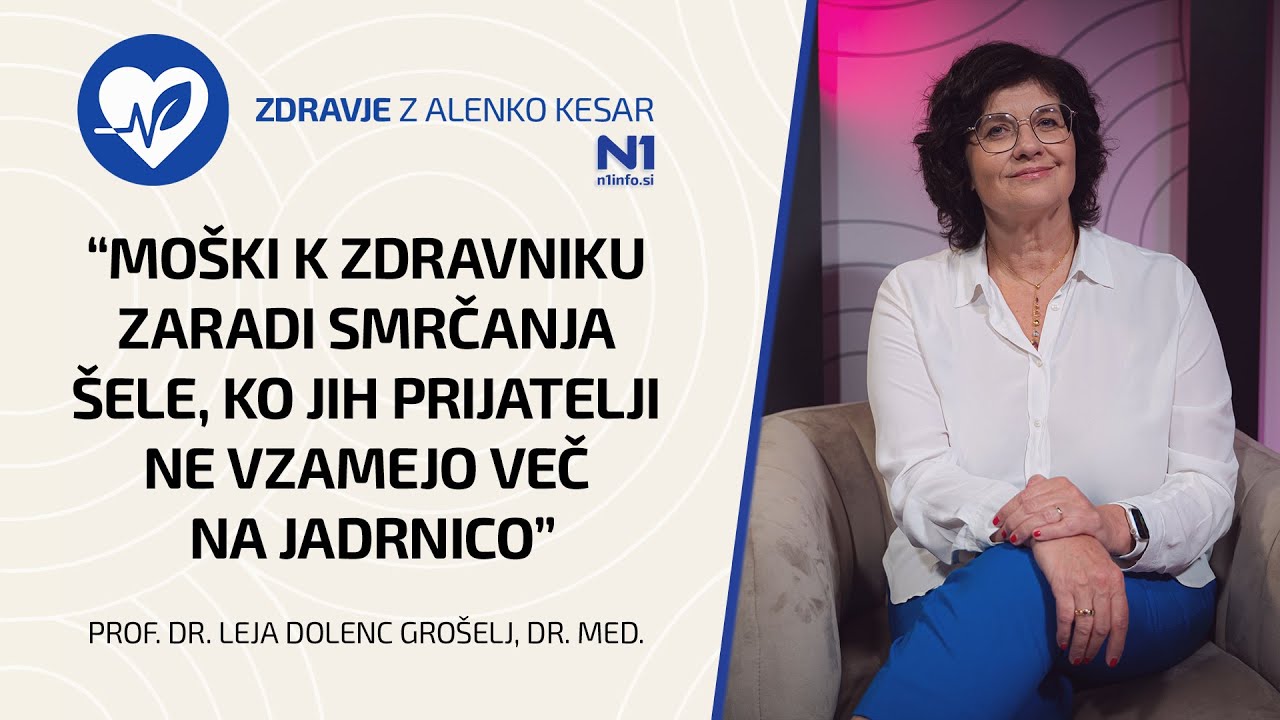 “Moški k zdravniku zaradi smrčanja šele, ko jih prijatelji ne vzamejo več na jadrnico”