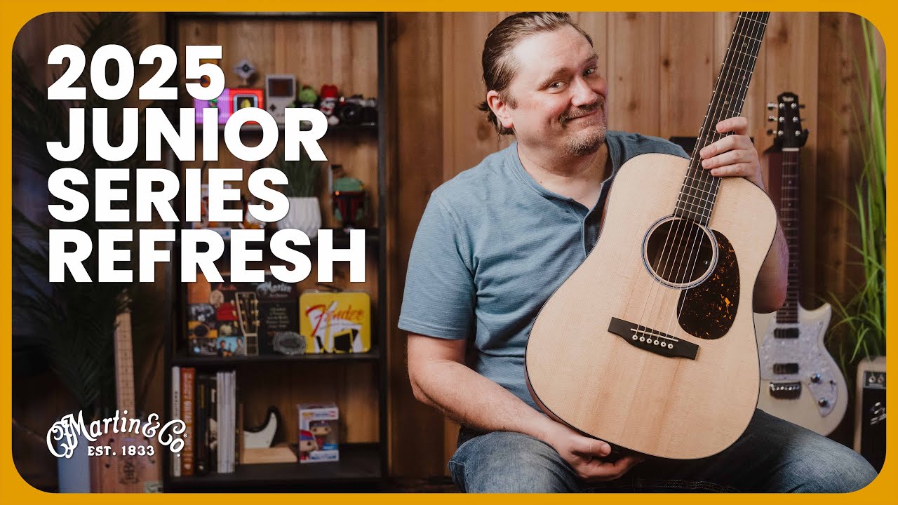 Martin D Junior E Acoustic-Electric Guitar - 2025 Junior Series Refresh - Natural