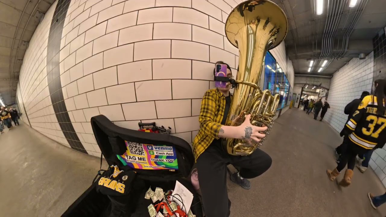 Low Rider 360- Live Tuba Busking in Boston