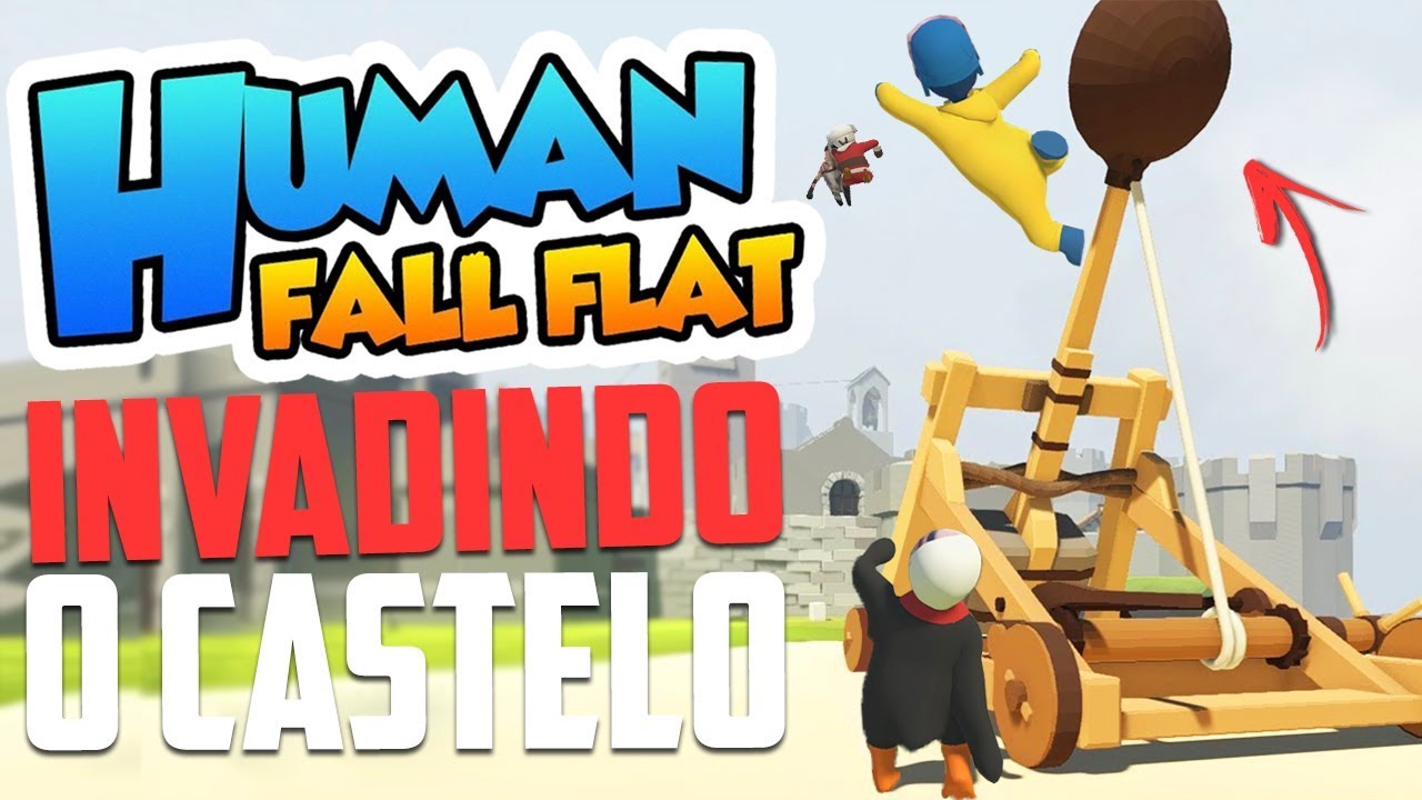 Saltando por cima do Muro! - Human Fall Flat