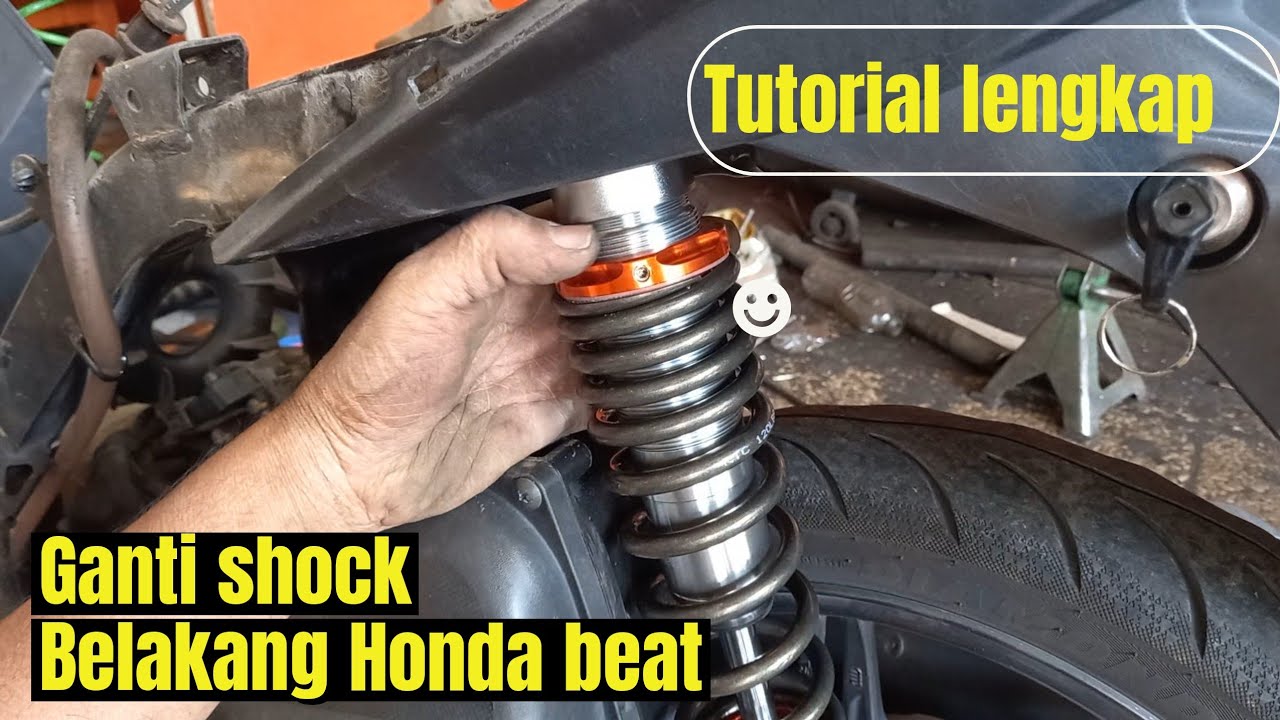 CARA MENGGANTI SHOCKBREAKER BELAKANG BEAT FI