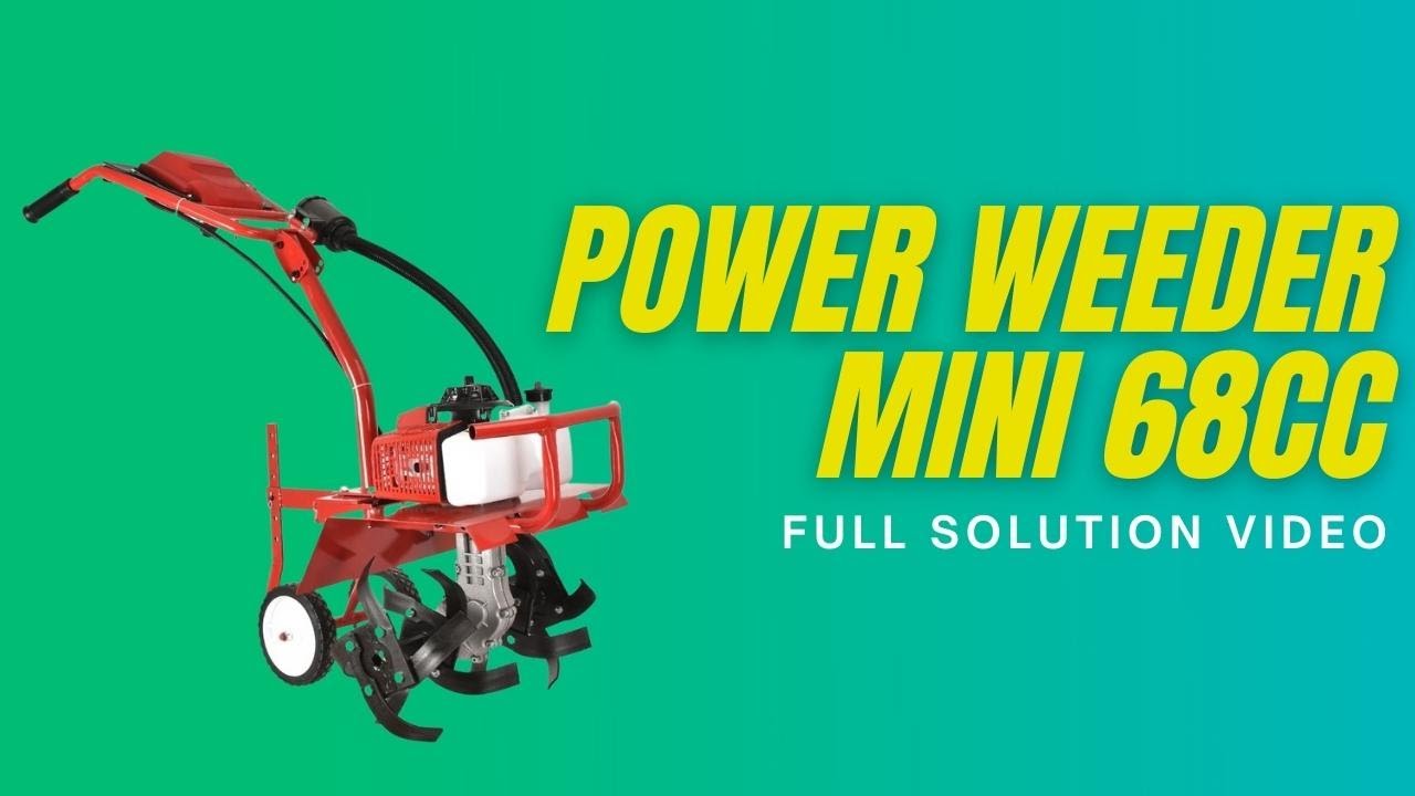 GAJA HITECH AGRO | Power Weeder Mini | 68 CC ENGINE | PETROL OPERATED |  VJ MATERIALS MART