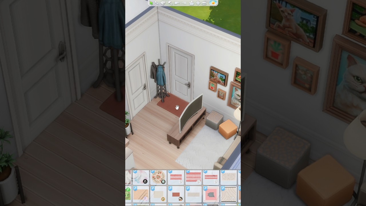 ASMR - Building Micro apartment using CC #thesims4 #sims4 #thesims #sims #simshouse&nbsp;#sims4house