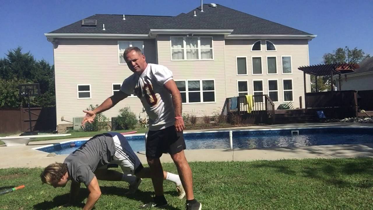 Why We Must Drop Our Rear When Firing Off The Three Point Stance - Football