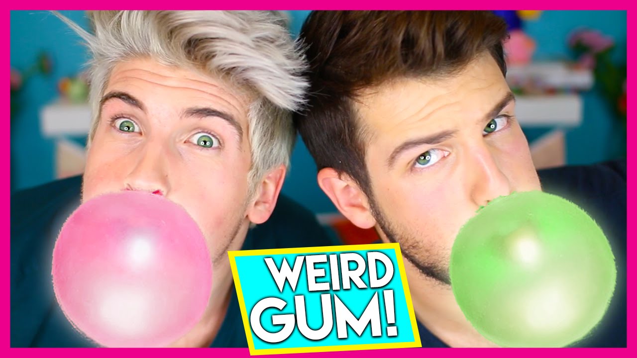 TRYING WEIRD GUM FLAVORS!